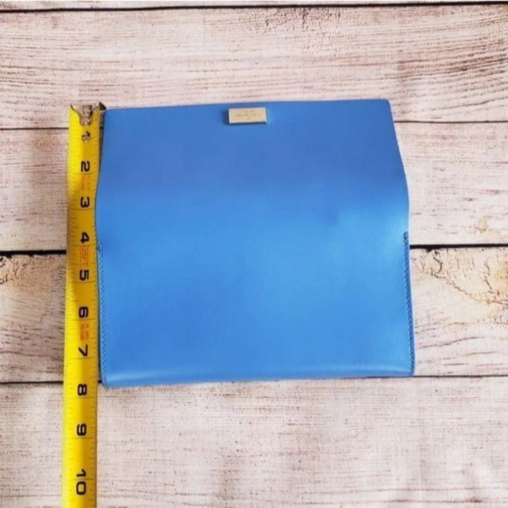 Kate Spade Leather Pim Arbour Hill Folder Over Snap Closure Wallet